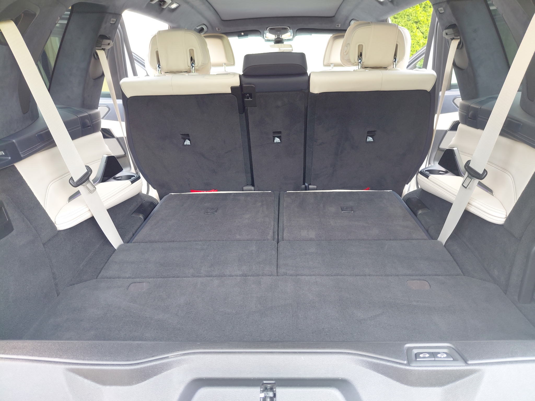 SUV cargo area interior detail